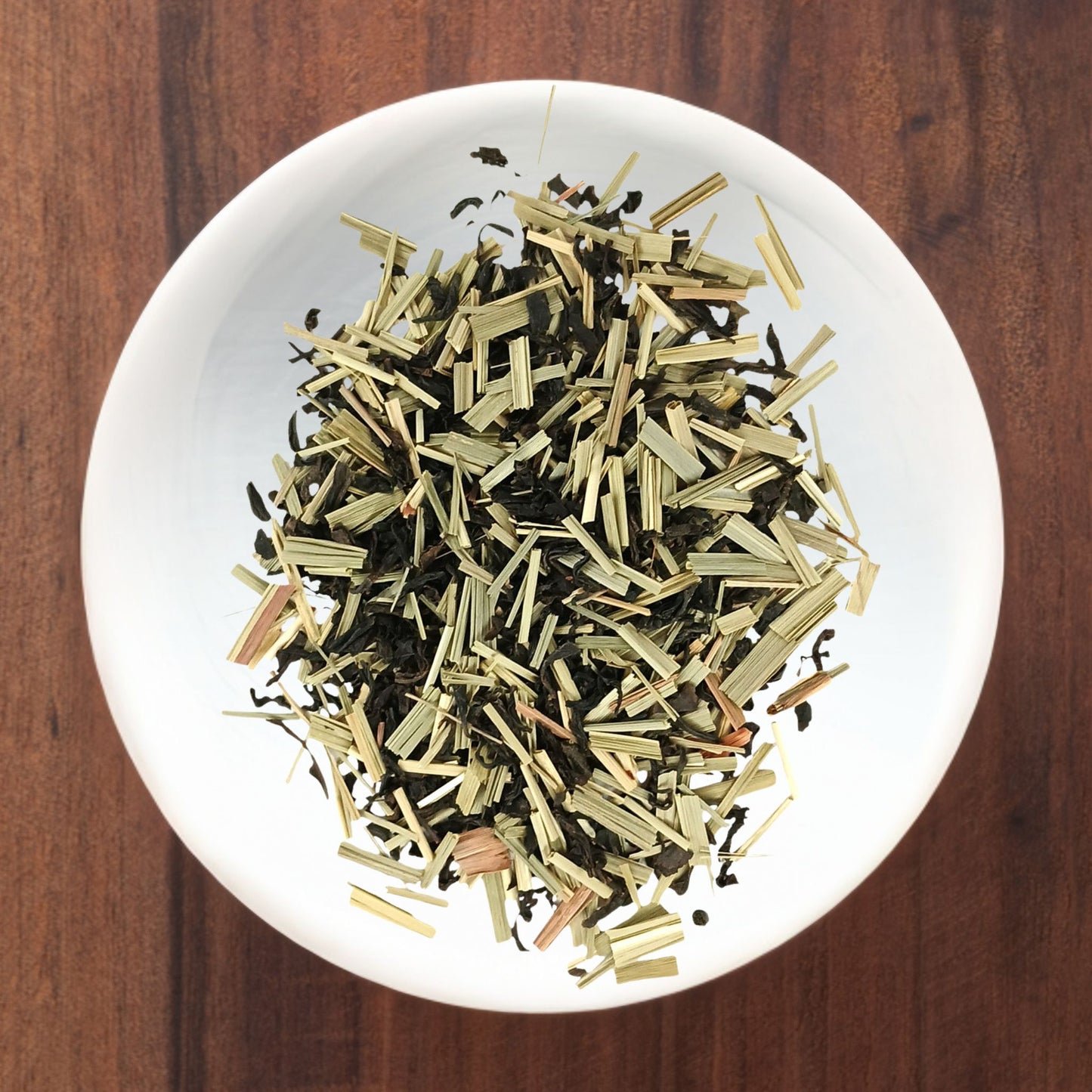 Black Gold loose leaf tea packaging and brewed cup